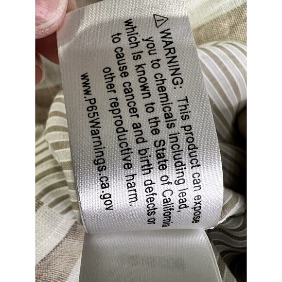 Lulu’s Vacation Signature Taupe and Ivory Striped Belted Moto Jacket Large - Picture 16 of 16